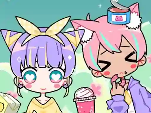 Leikur Cute Girl Avatar Maker á netinu