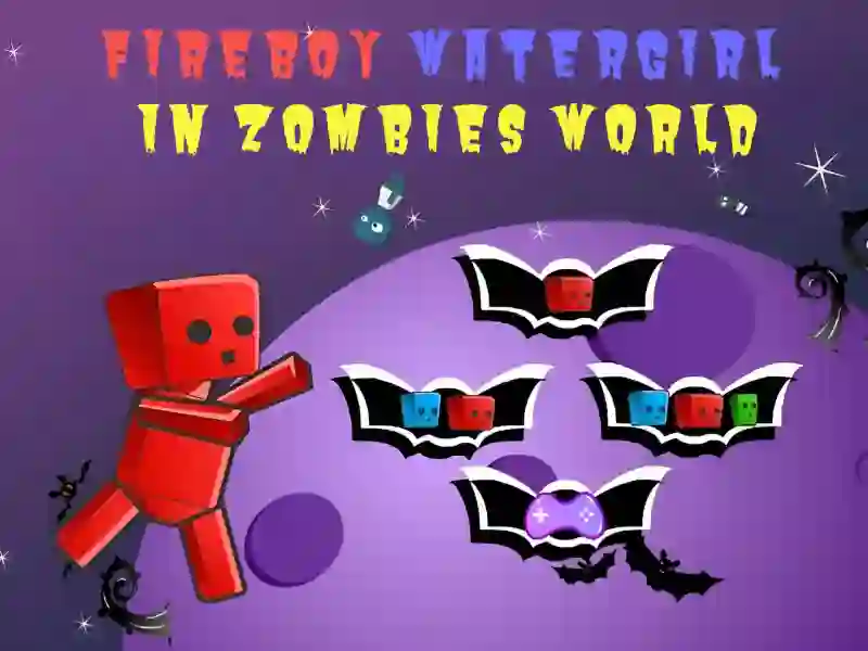 Leikur Fireboy Watergirl In Zombies World á netinu