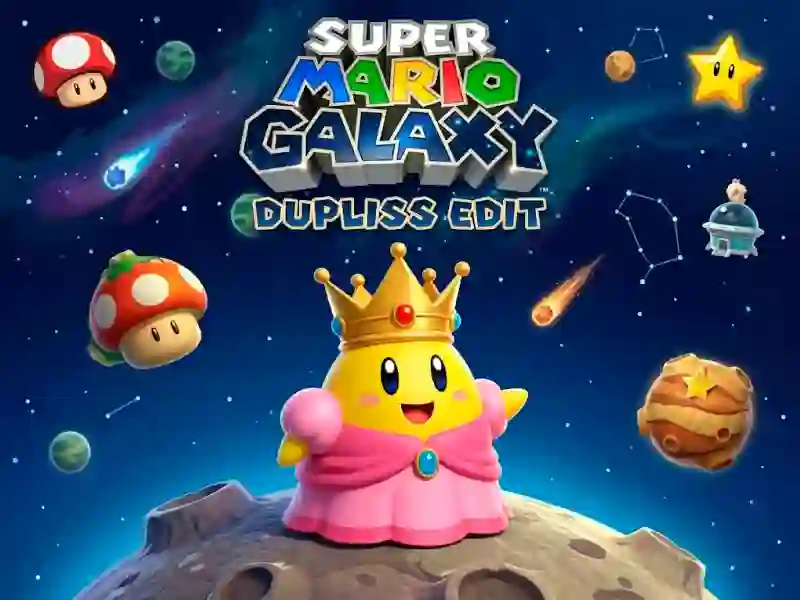 Leikur Super Mario Galaxy á netinu
