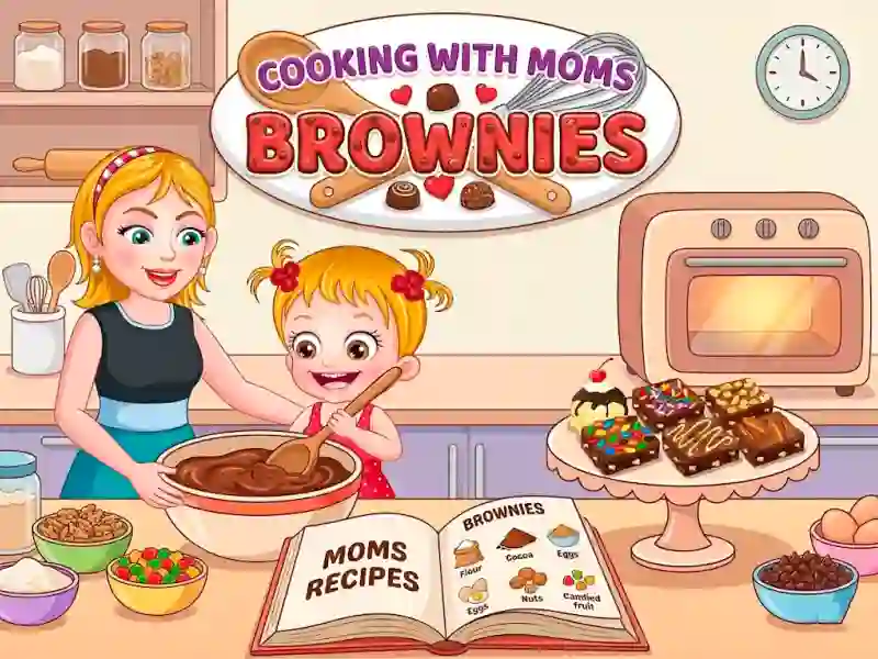 Leikur Moms Recipes Brownies á netinu