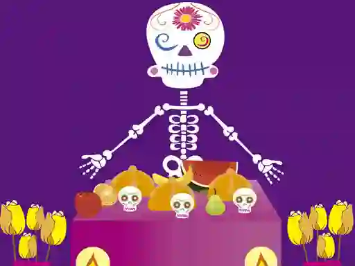 Leikur Skeleton party hidden á netinu
