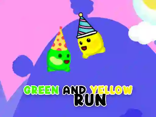 Leikur Green and Yellow Run á netinu