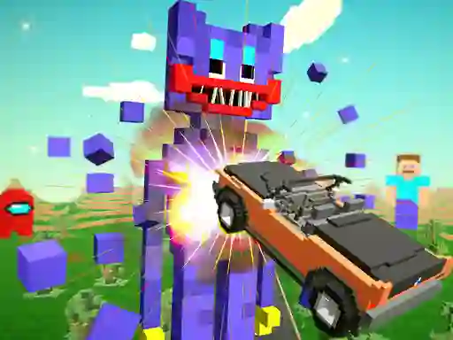 Leikur Nubic Stunt Car Crasher á netinu