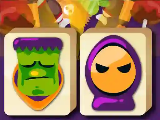 Leikur Mahjong Halloween á netinu