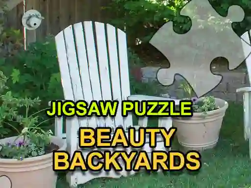 Leikur Jigsaw Puzzle: Beauty Backyards á netinu