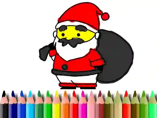 Leikur Back To School: Santa Claus Coloring á netinu