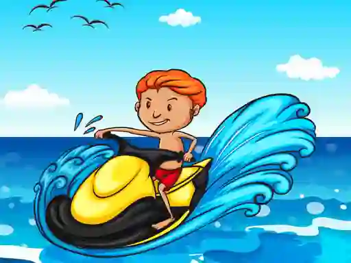 Leikur Jet Ski Summer Fun Hidden á netinu