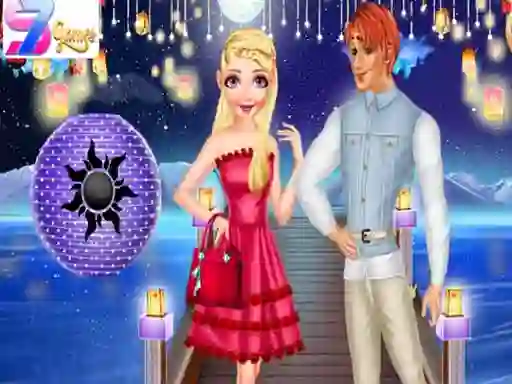 Leikur Princesses: Lantern Competition á netinu