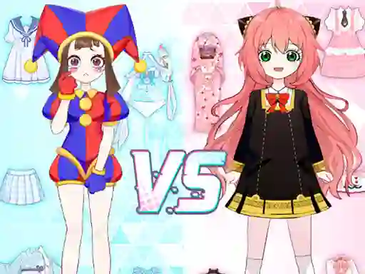 Leikur Shining Anime Star Dress Up á netinu