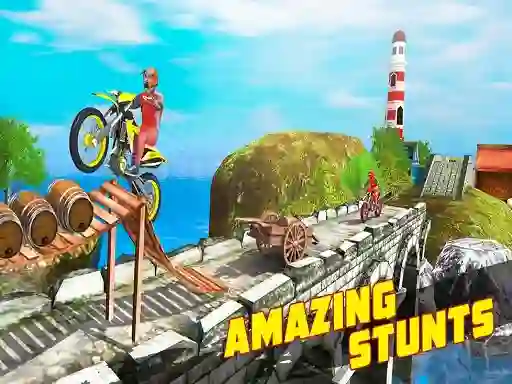 Leikur Crazy Imposible Tricky Bmm Bike Racing Stunt á netinu