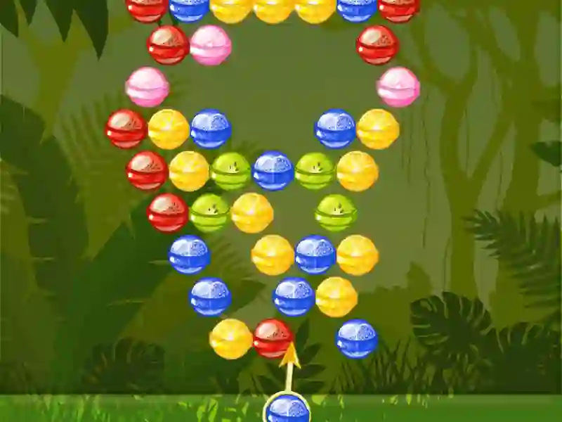 Leikur Bubble Shooter Fruits Candies á netinu