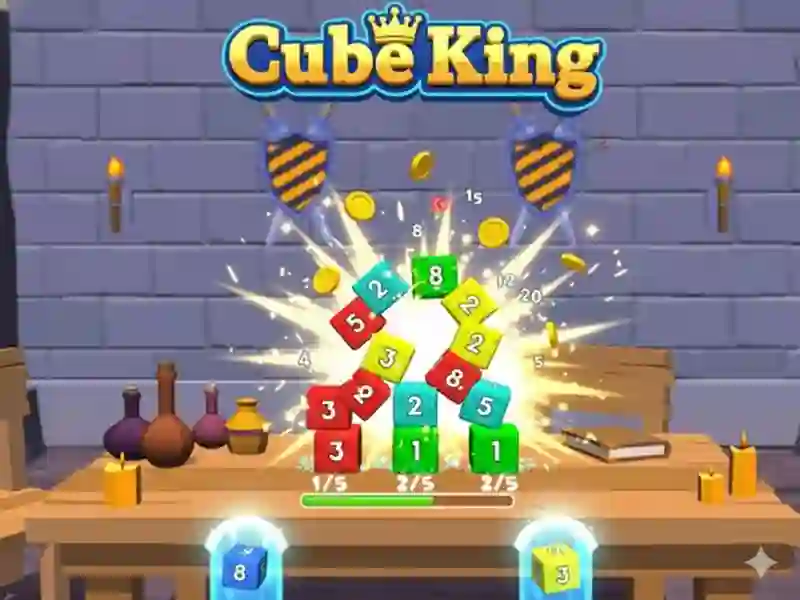 Leikur Cubes King á netinu