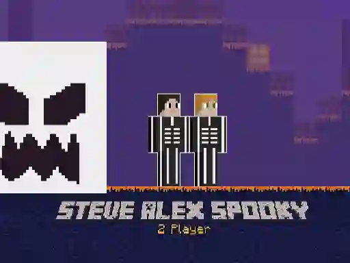 Leikur Steve Alex Spooky 2 Player á netinu