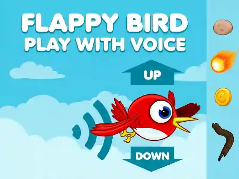 Leikur Flappy Bird Play with Voice á netinu