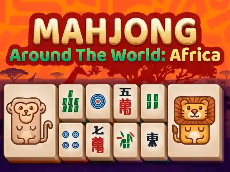 Leikur Mahjong Around The World Africa á netinu