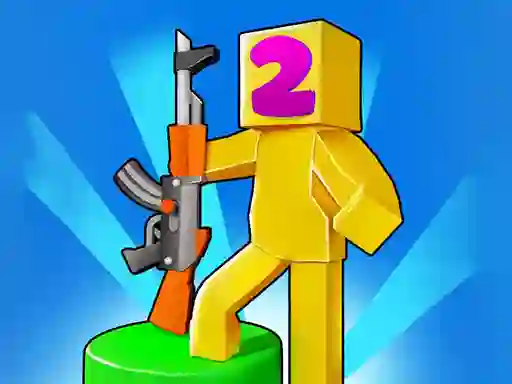 Leikur Merge Run Battle á netinu