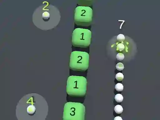 Leikur Snake 3D Block á netinu