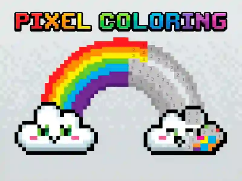 Leikur Pixel Coloring á netinu