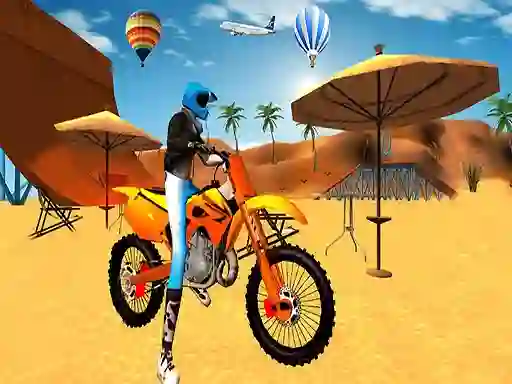 Leikur Motocross Beach Game: Bike Stunt Racing á netinu