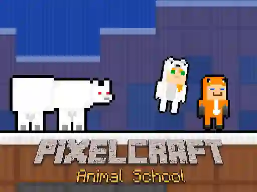 Leikur PixelCraft Animal School á netinu