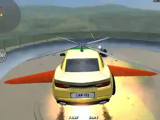 Leikur Supra Crash Shooting Fly Cars á netinu