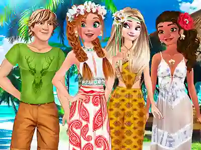 Leikur Princess Birthday in Hawaii á netinu