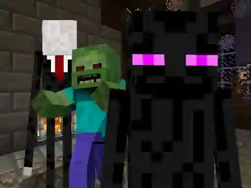 Leikur Mineworld Horror á netinu