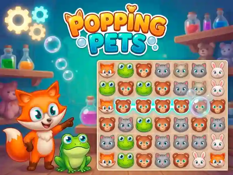 Leikur Popping Pets á netinu