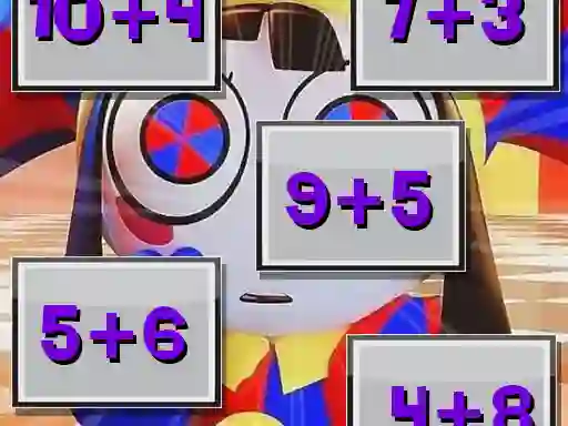 Leikur Pomni Math Game á netinu