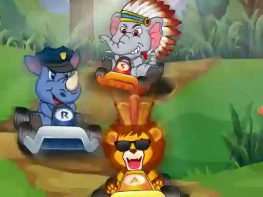 Leikur Animal Buggy Racing á netinu