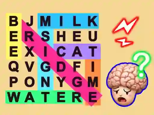 Leikur Fillwords: Find All the Words á netinu