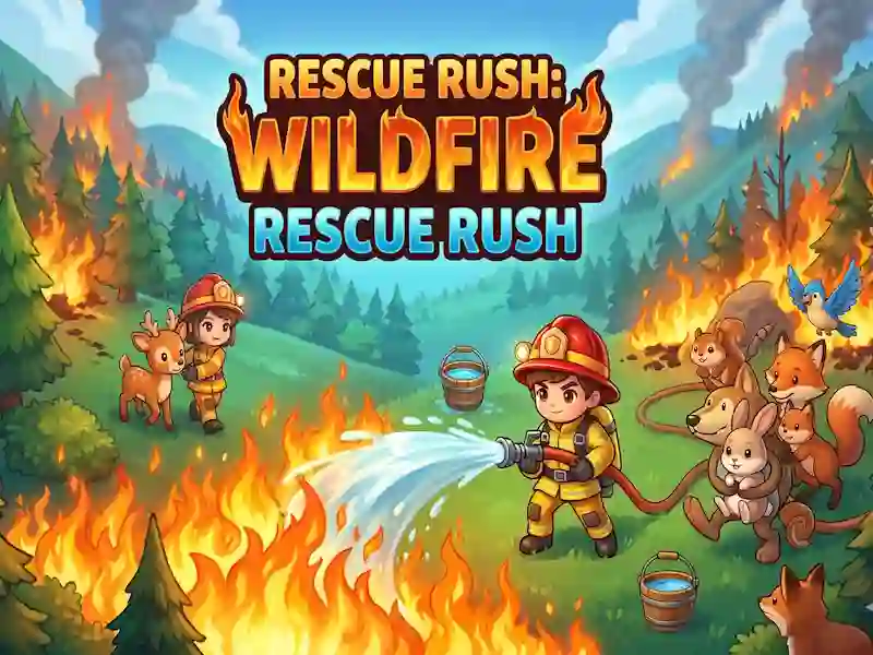 Leikur Rescue Rush: Wildfire á netinu