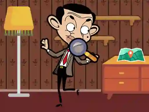 Leikur Mr Bean Hidden Objects á netinu