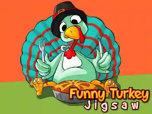 Leikur Funny Turkey Jigsaw á netinu