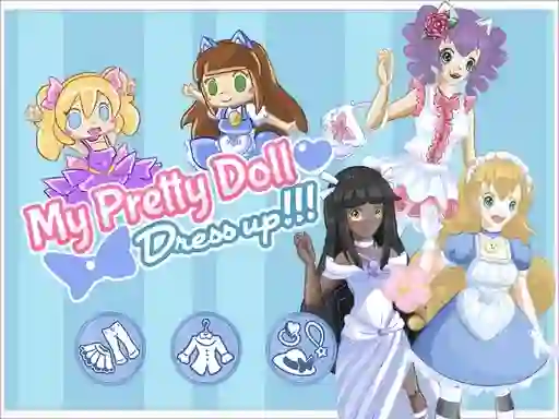 Leikur My pretty doll : Dress up á netinu