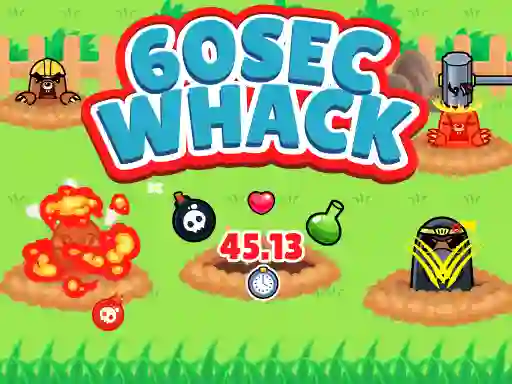 Leikur 60 Second Whack á netinu