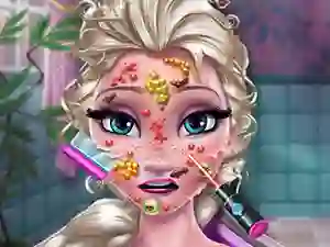 Leikur Ice Queen Skin Doctor á netinu