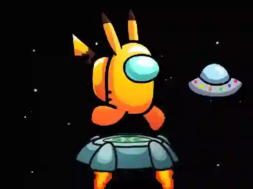 Leikur Among Them Space Run á netinu