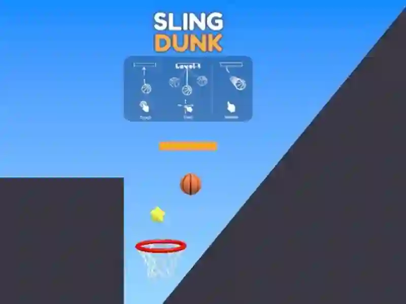 Leikur Sling Dunk á netinu