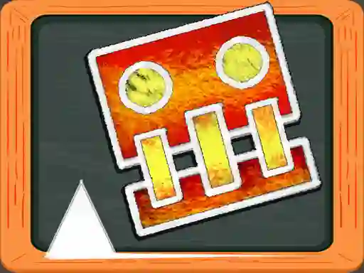 Leikur Geometry Dash Blackboard á netinu