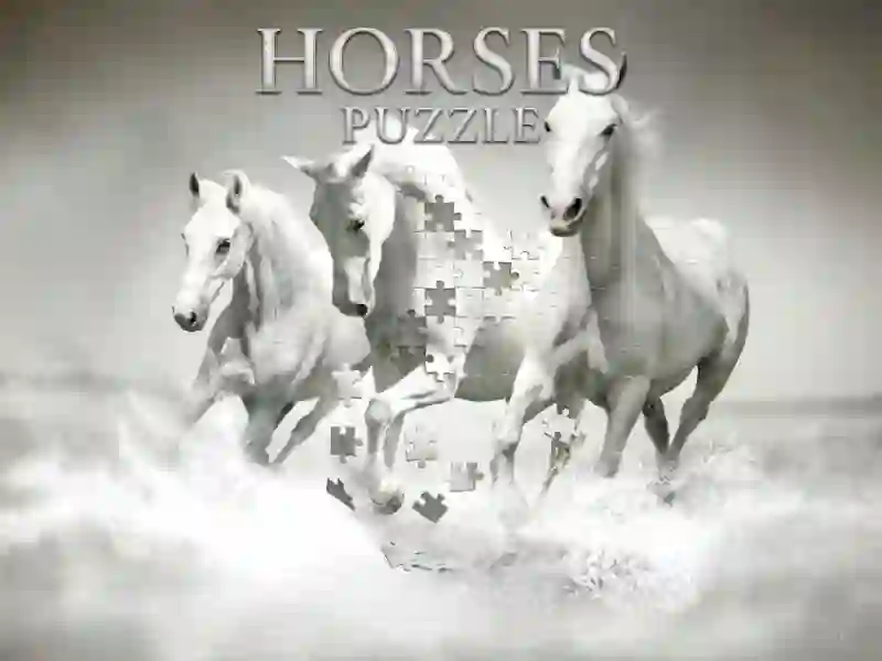 Leikur Horses Puzzle á netinu
