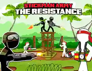 Leikur Stickman Army: The Resistance á netinu