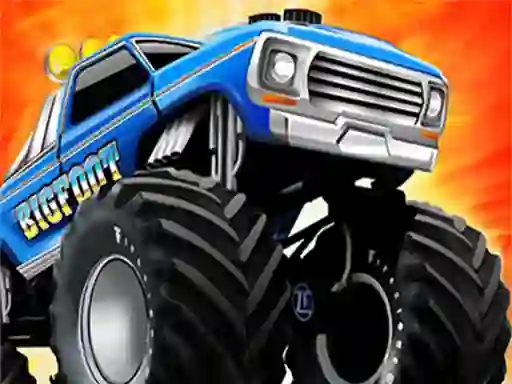 Leikur Monster Truck Difference á netinu