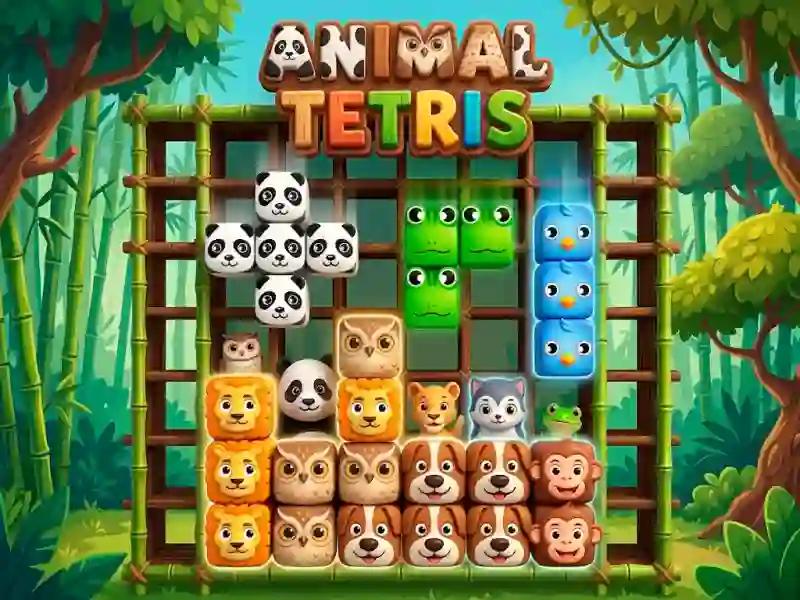 Leikur Animal Tetris á netinu