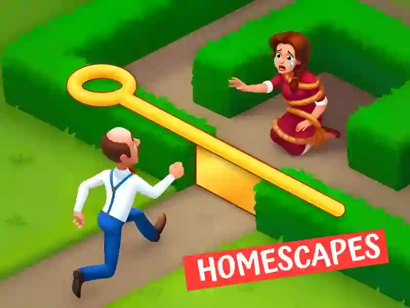Leikur Homescapes á netinu