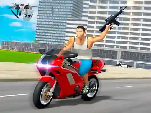 Leikur Open World Crime City Shooting á netinu