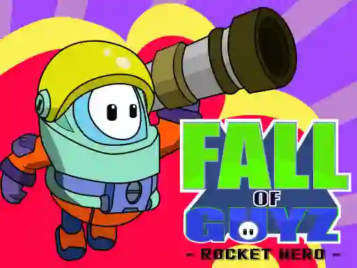 Leikur Fall Guys Rocket Hero á netinu