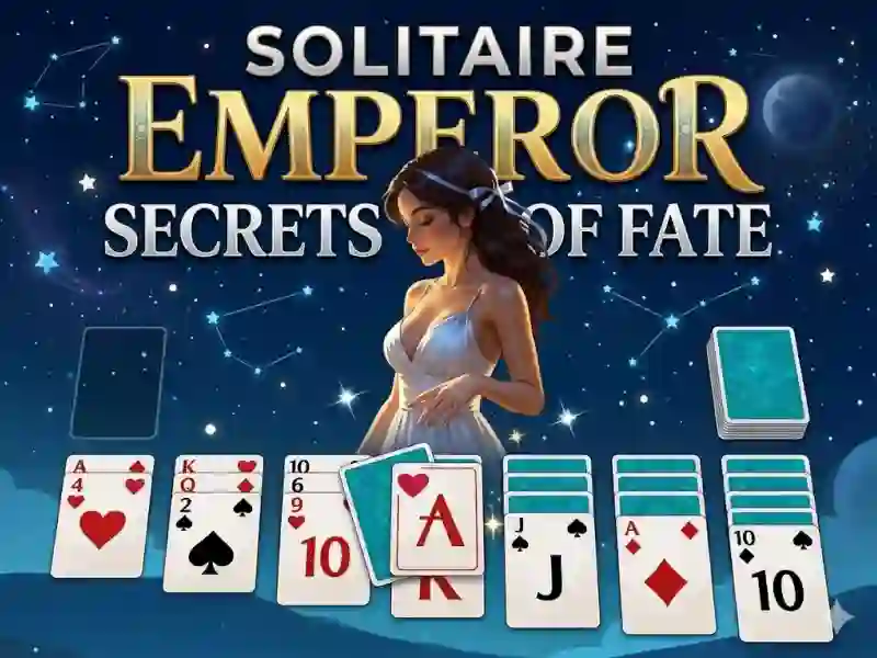 Leikur Solitaire Emperor Secrets of Fate á netinu
