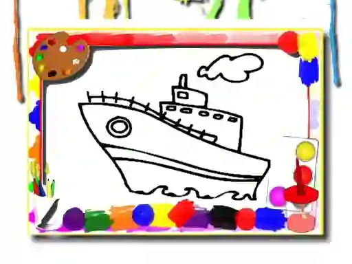 Leikur Back To School: Cartoon Coloring Time á netinu