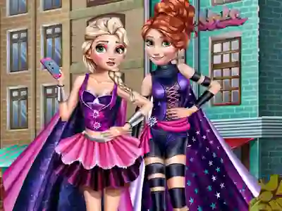 Leikur Superhero Spring Princess Dress Up á netinu